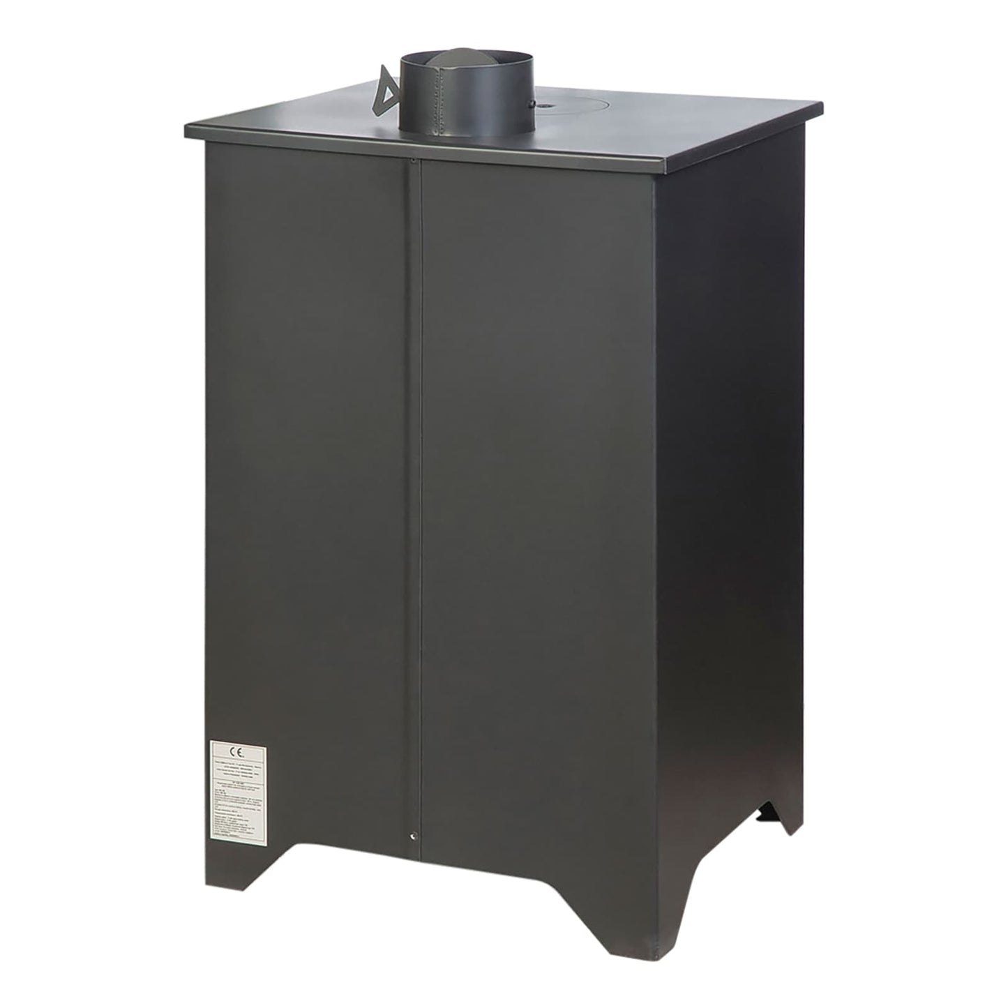 Stufa a Legna con Forno Silvia Nera 14,6 Kw L50,5xP58,5xH90,5