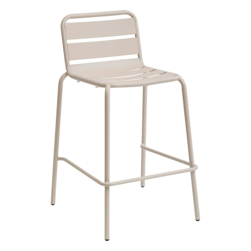 Sgabello alto Phuket argilla cm 55,5x62x94,5h