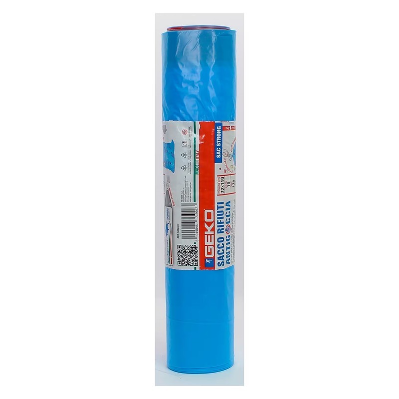 Sacchi rifiuti blu 120 l conf. 10 pezzi