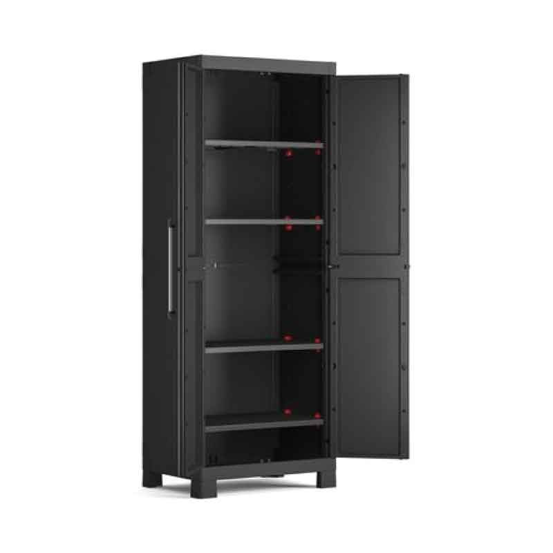 Armadio Keter Detroit alto nero cm 65x45x182 h