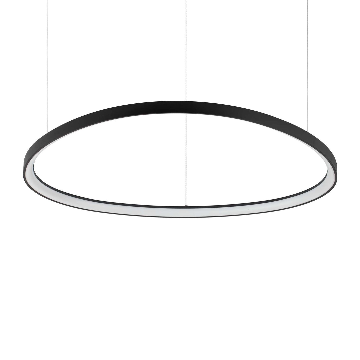 Lampada a sospensione nero D 1050 x H min 285 - max 2050 x P 995 mm