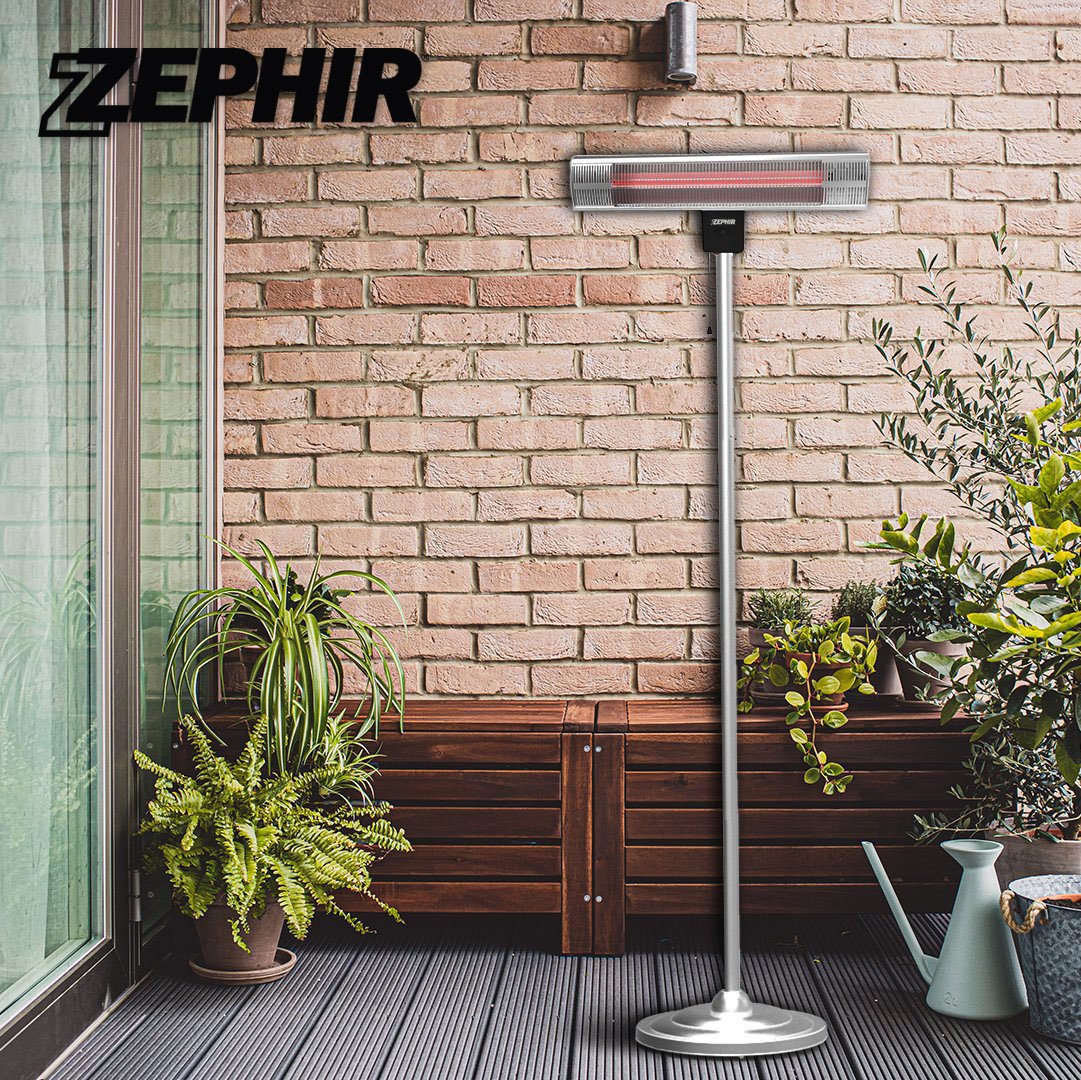 Stufa da esterno a infrarossi 2000w cm 200x68.5