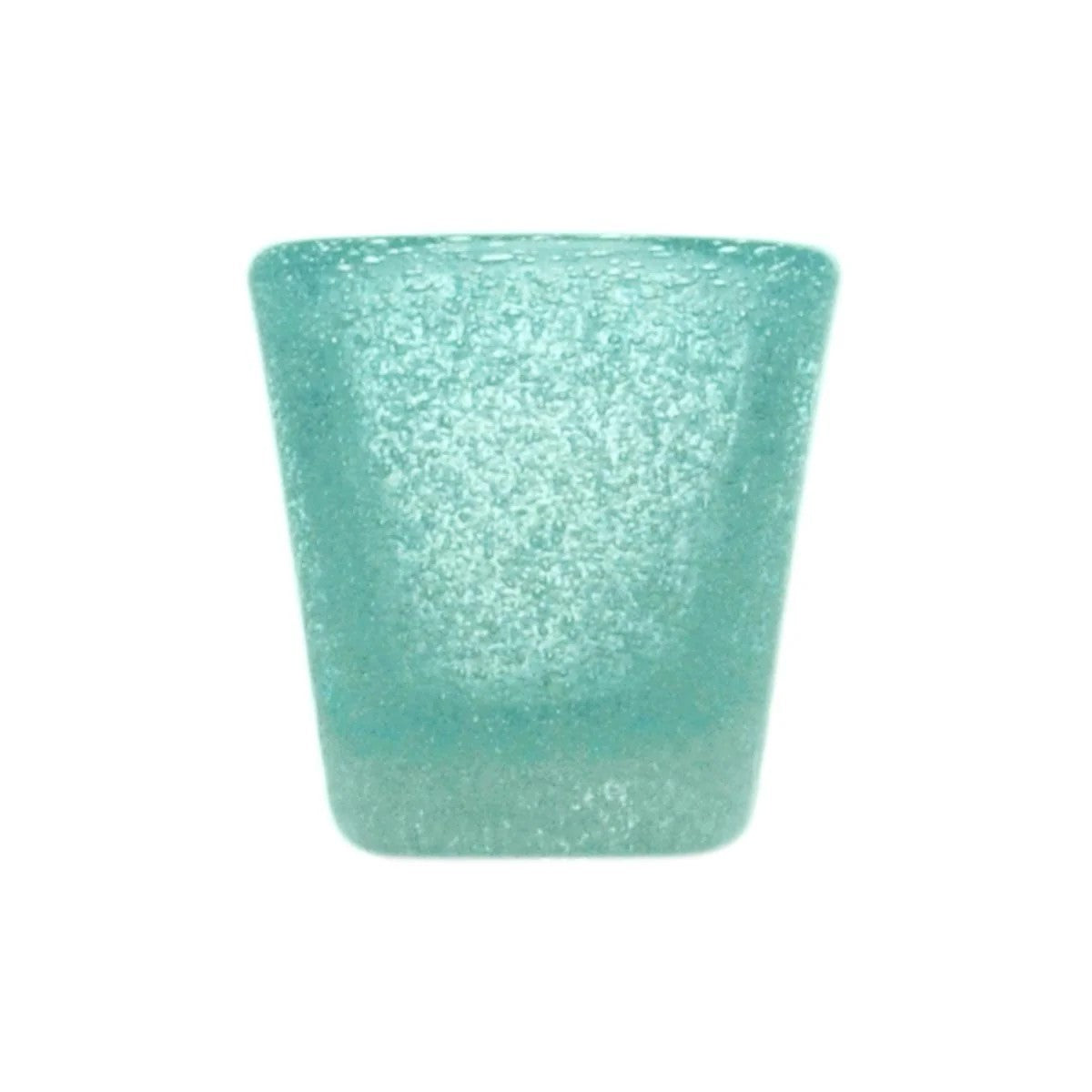 Bicchiere shot turquoise memento originale in vetro soffiato 0,05L
