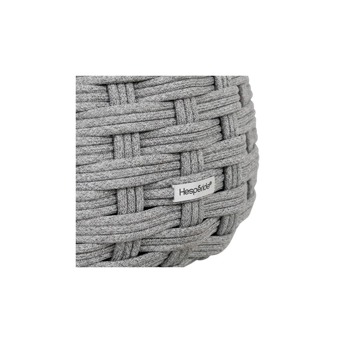 Pouf poggiapiedi Obbae grafite Ø48,5 x 38 cm