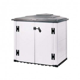 Casetta da giardino BOX URBAN 100 Grigio 131x88xh.111 cm