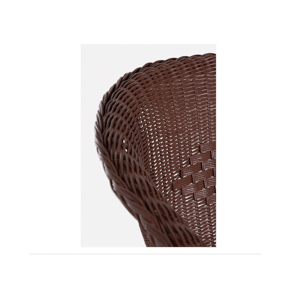 Bizzotto poltrona Ruby in rattan con intreccio in midollino cm 58 x 61 x 74h