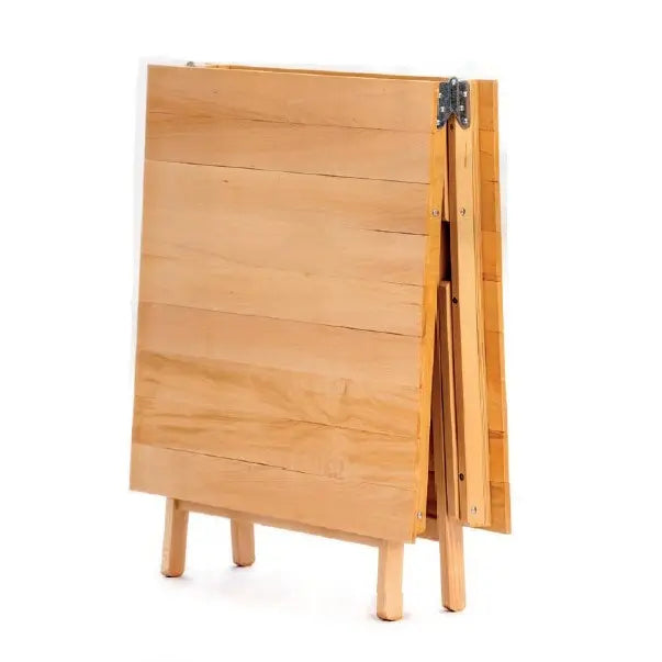 Tavolo pieghevole Laura in legno naturale cm 70x140x72h