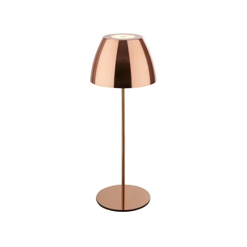 Lampada da tavolo led Serina 200lm 2700k oro rosa