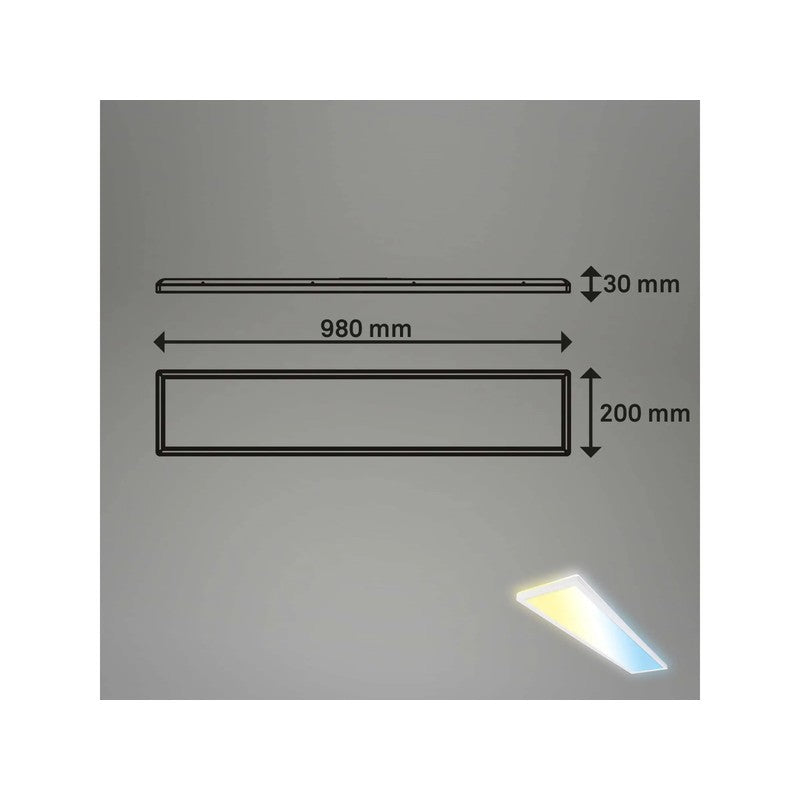 Pannello led Tava cct 98 cm 36w 4800lm bianco