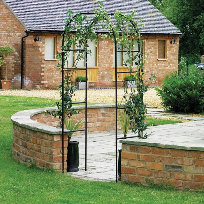 Arco Decorativo per Giardino - 140x38 cm - Altezza 240 cm