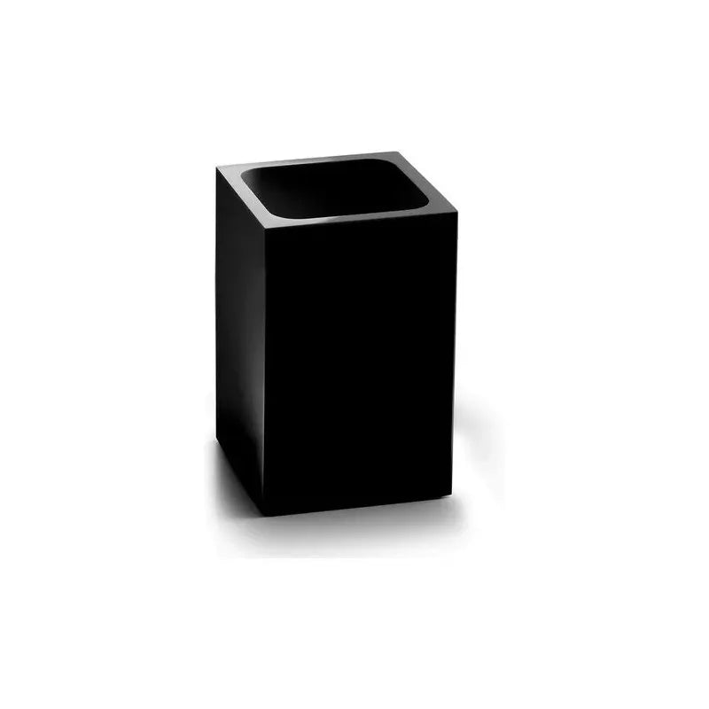 Bicchiere porta spazzolino Gedy SF98 14 Sofia nero opaco