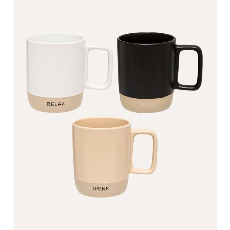 Mug Luca 50 cl ceramica colori assortiti