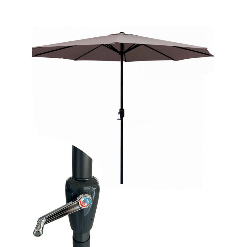 Ombrellone in alluminio Ballarò 3m tortora