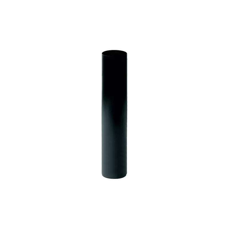 Tubo per stufa a legna in acciaio al carbonio nero Ø120 mm lunghezza 100 cm spessore 2 mm