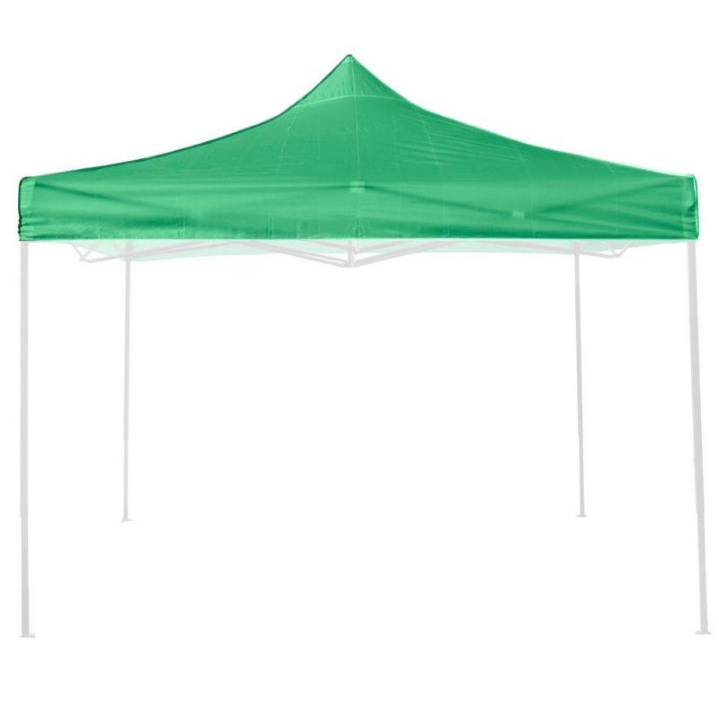 Telo di Ricambio Impermeabile Verde 3x3 m per Gazebo Richiudibile