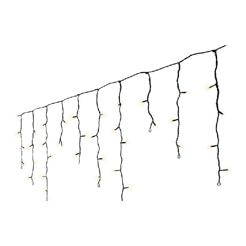 Luci natalizie a stalattite Connect 7.35 m con 250 LED bianco caldo