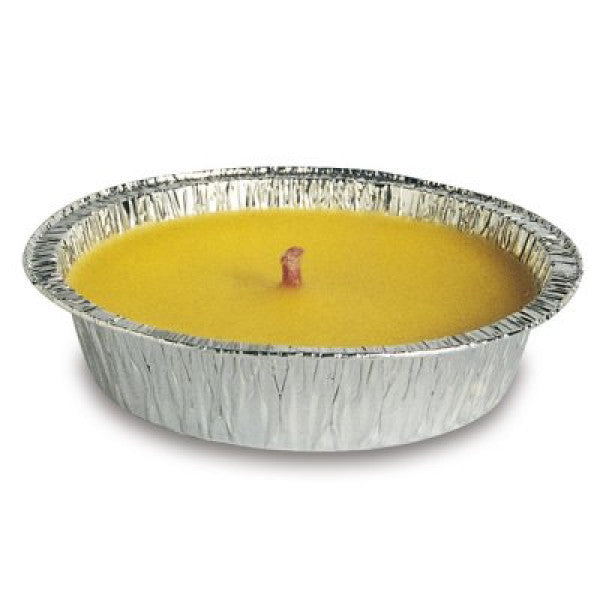 Candela profumata alla citronella per uso esterno Ø 18 cm h 3,5 cm