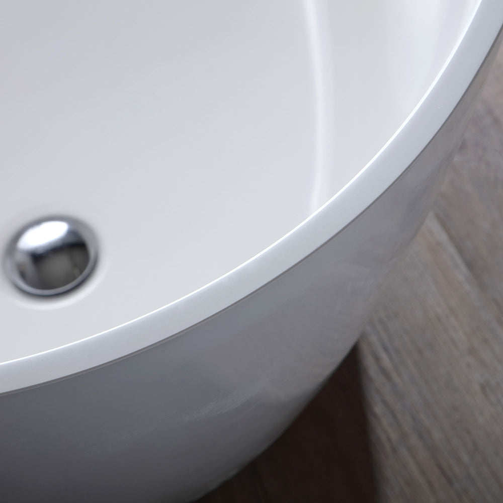 Vasca da bagno moderna in resina di marmo