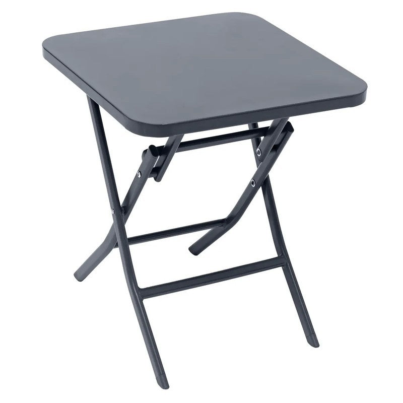 Tavolino Greensboro pieghevole grafite cm 40x40x45h