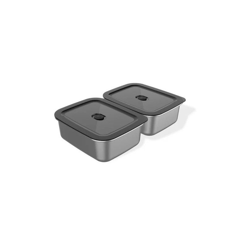 Set due contenitori per preparazione Weber Works cm 21 x 16,5