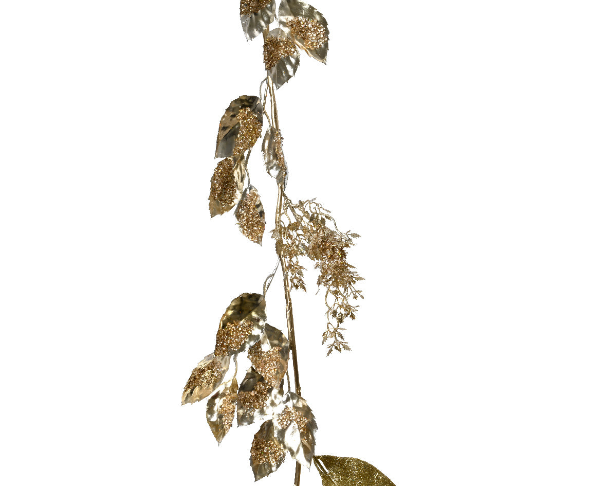 Ghirlanda di glitter champagne 120cm