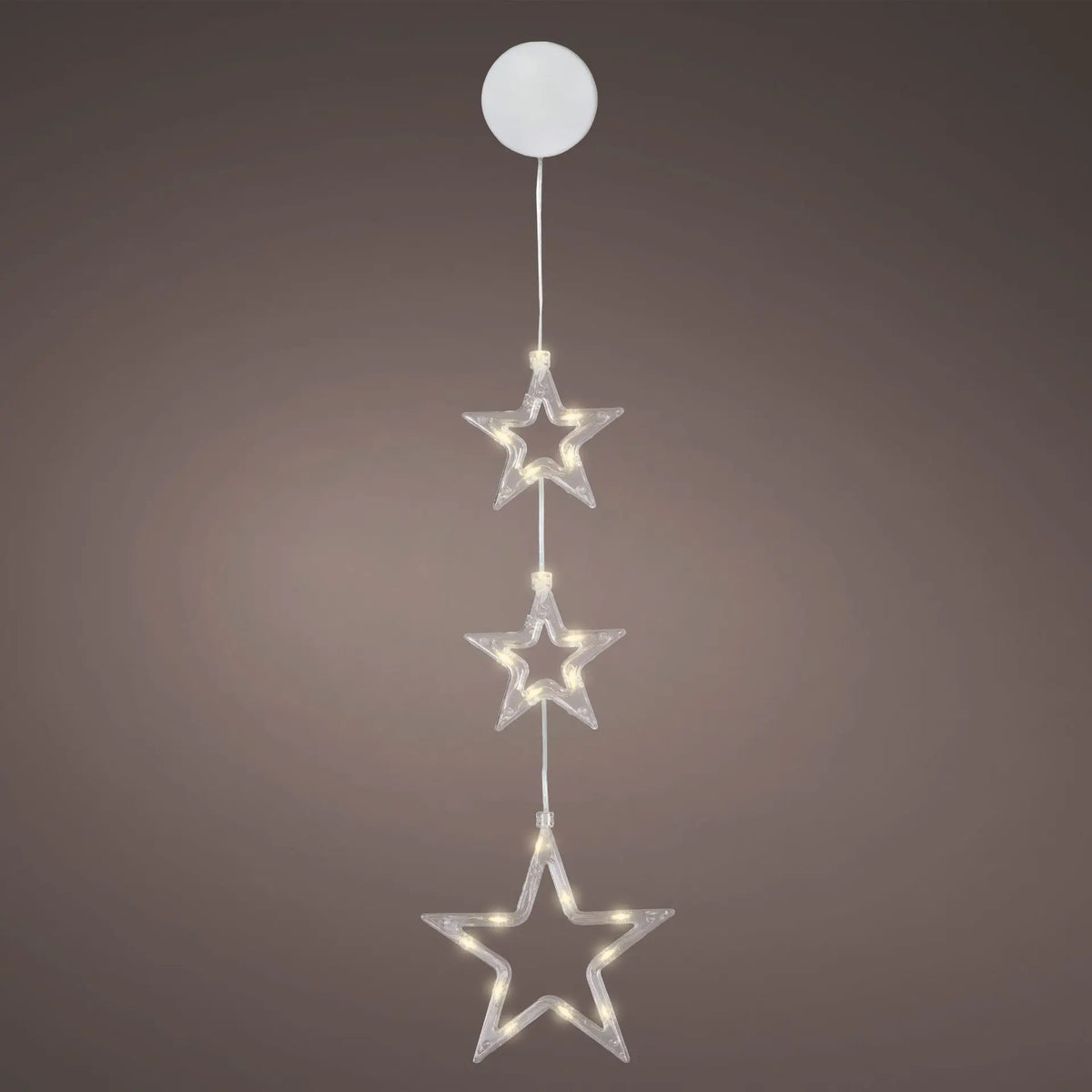 Decorazione luminosa a stelle LED per finestra H42 cm