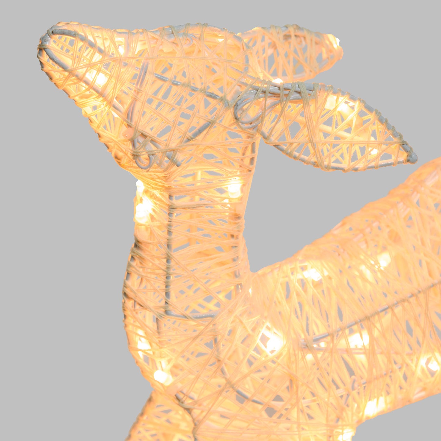 Renna 3D cucciolo 48x13x40 cm LED