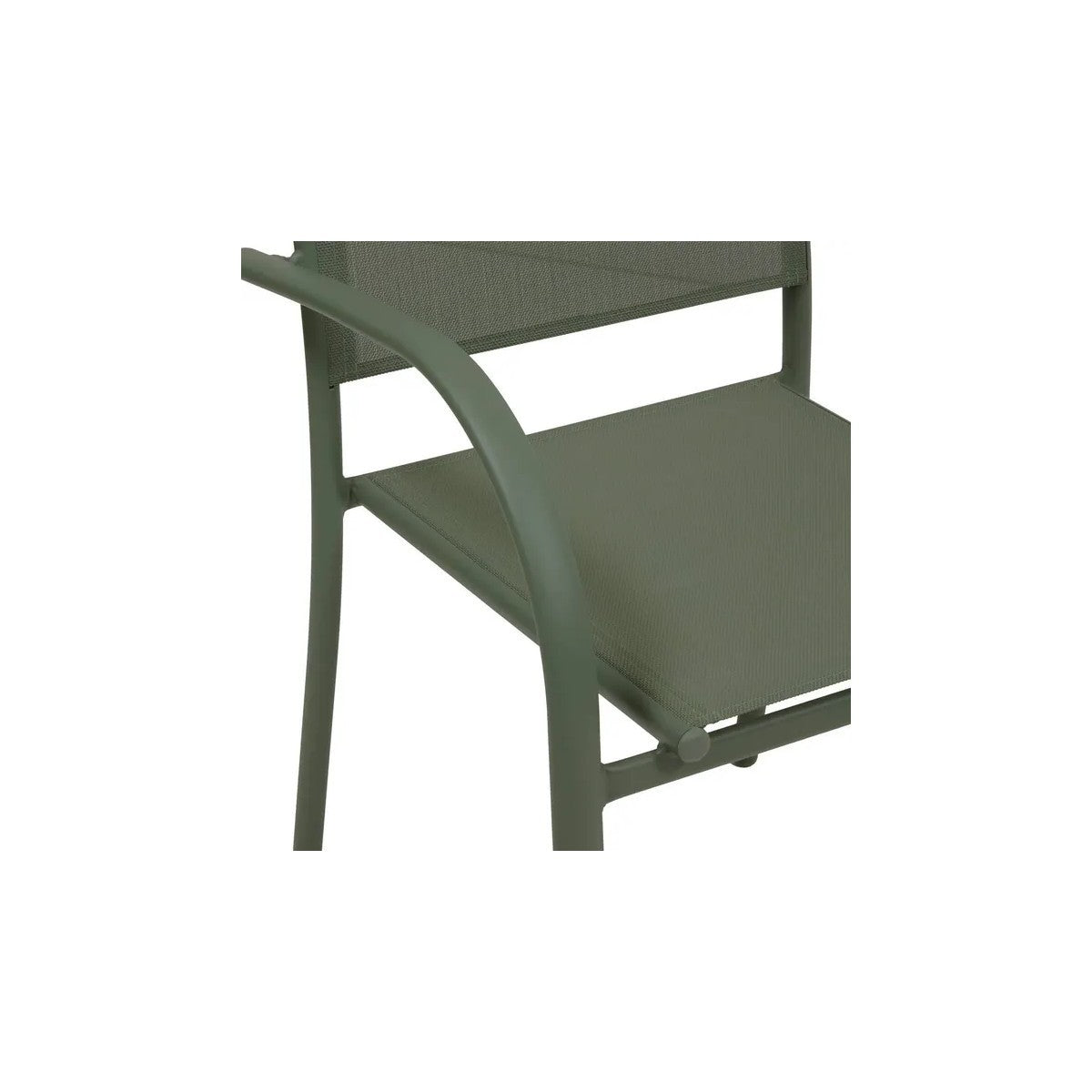 Poltrona da giardino impilabile Piazza verde alloro 56 x 65 x 88 cm