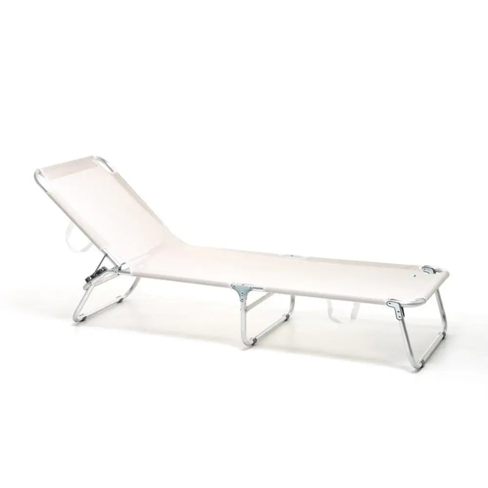 Brandina Tahiti bianca reclinabile cm 190x61x67 h