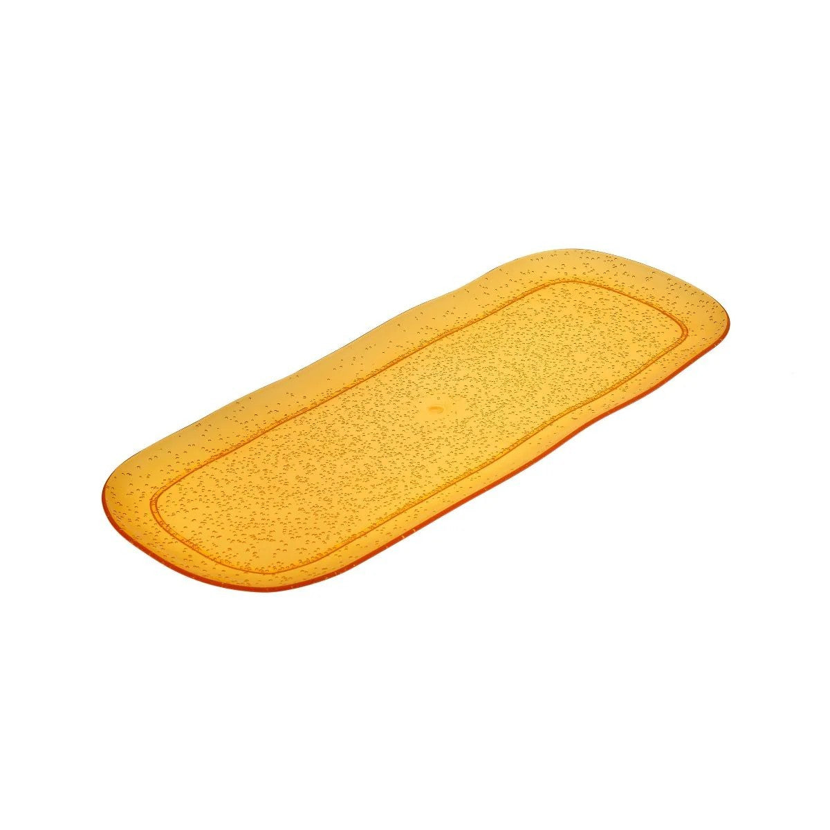 Vassoio rettangolare grande mandarin Memento Synth in metacrilato cm 44x18