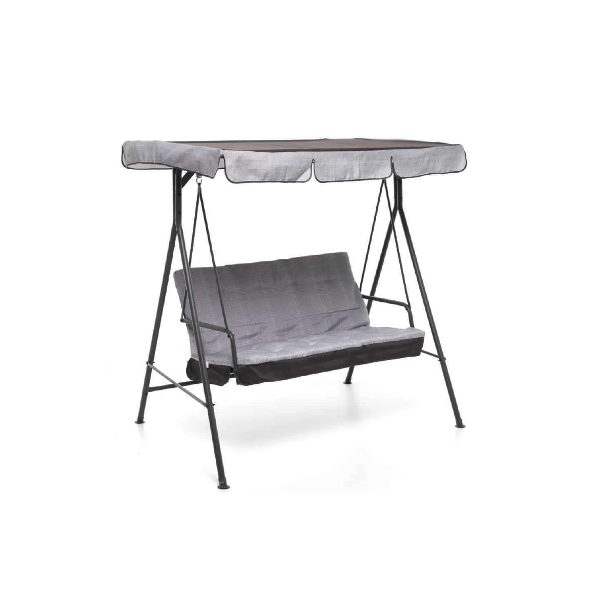 Dondolo Playa 3 posti antracite cm 170x118x155h