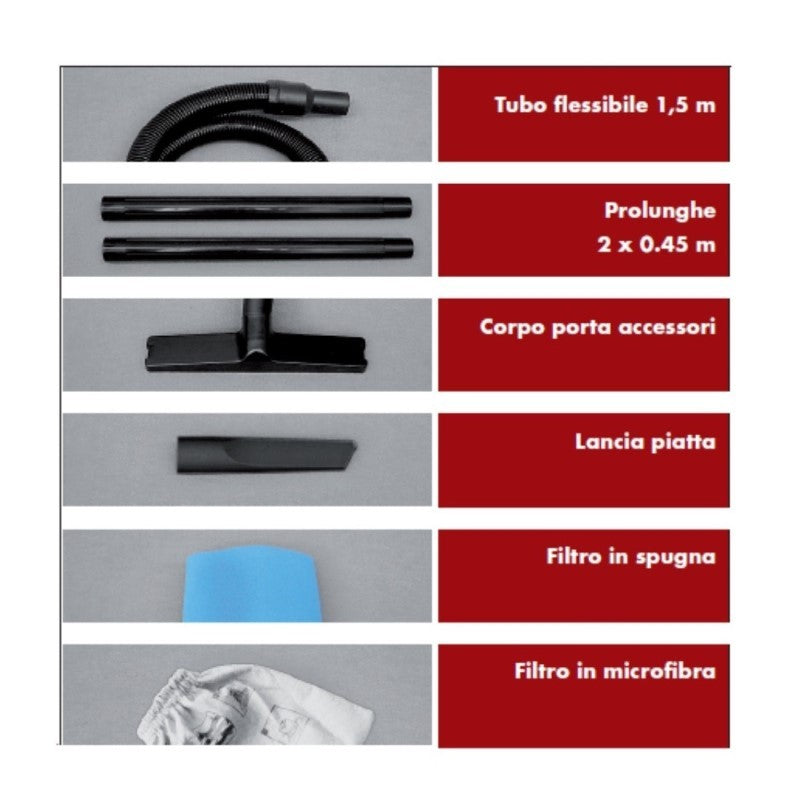 Aspirapolvere Lavor JOKER 1400W capacità 20L