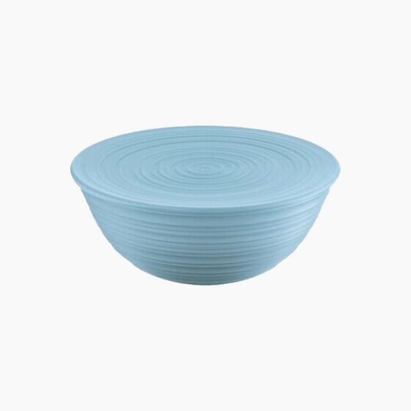 Contenitore con coperchio Tierra L ø25 color celeste