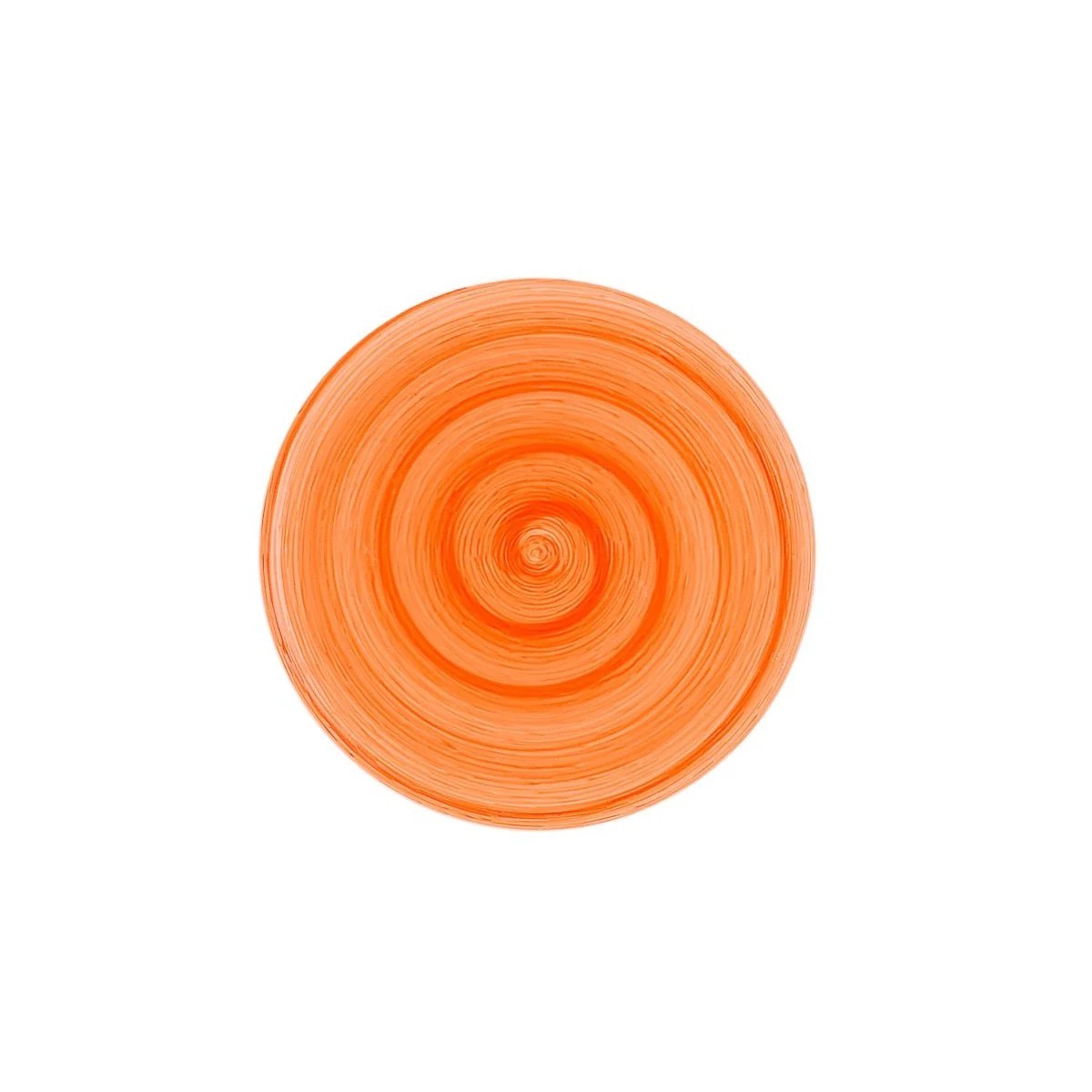 Piatto dessert mandarin memento table in ceramica dipinta a mano Ø20,5 cm