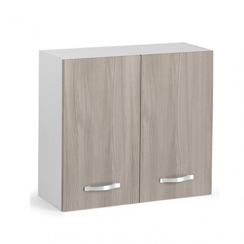 Pensile Cucina Componibile Bianco con 2 Ante Olmo 80x30xH 72