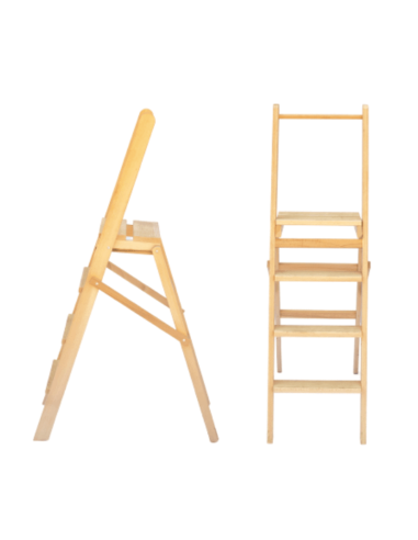 Scaletto in legno di faggio secury – 4 gradini