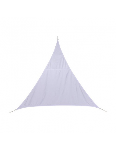 Tenda da Sole Triangolare 5x5x5 m in Tessuto Impermeabile - Colore: Grigio Tortora
