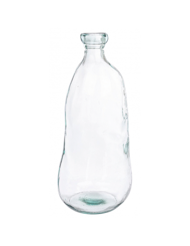 Bottiglia in vetro loop trasparente H 52,5 cm Ø 23 cm