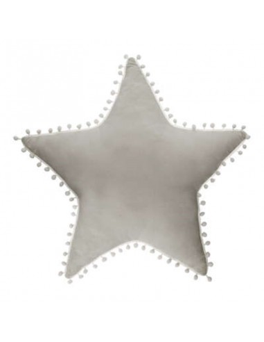 Cuscino stella grigio chiaro L50 x P 4 x H 50 cm