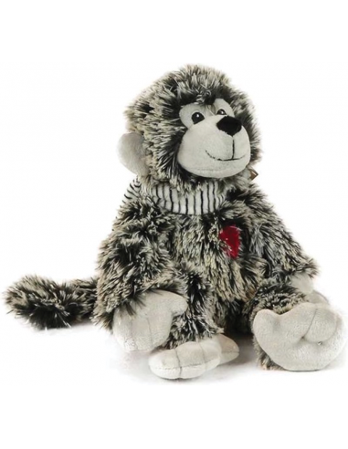 Plush Monkey con sciarpa H 21 cm