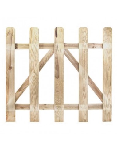 Cancello in legno autoclave Maremma cm H90 x 100 cm