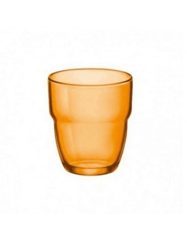 Bicchieri Modulo Bormioli Rocco colore arancione confezione 3 pezzi