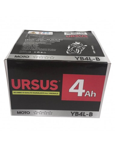 Batteria Per Moto 'Ursus' 12 Ah - Mm 134 X 80 X 160