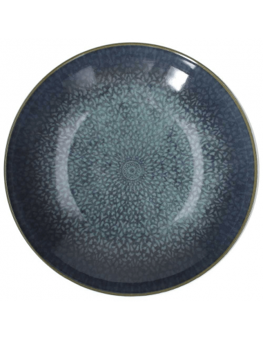 Piatto Cous Cous Oriental 26 cm in porcellana blu