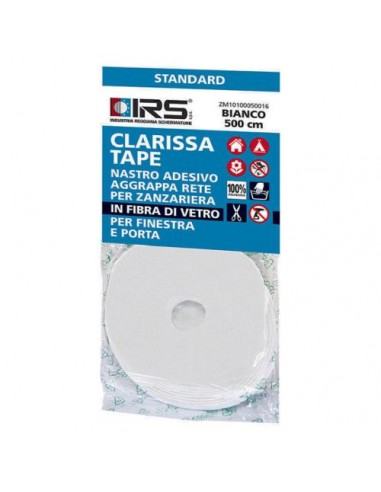 Velcro adesivo Per Zanzariere CLARISSA Bianco 5000 x 8 mm