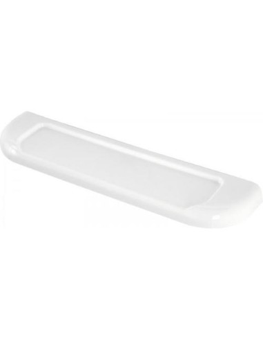 Moderna e funzionale mensola portaoggetti da bagno in plastica ABS bianca - modello Gioia