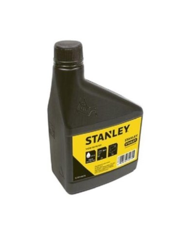 Olio lubrificante ad alte prestazioni per compressori di utensili ad aria compressa Stanley VG100 da 600 ml.