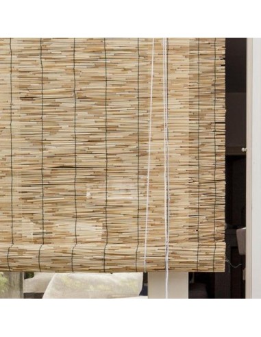 Stuoia ombreggiante in bamboo Arella con carrucola per finestre 90x180 cm