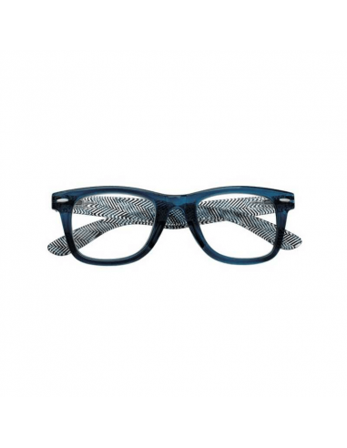Blue Striped Reading Glasses +1,50 B16 Zippo