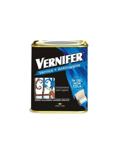 Arexons Smalto Vernice Gel Antiruggine Vernifer 750 mL - Vari Colori (Bianco Brillante - 4868)